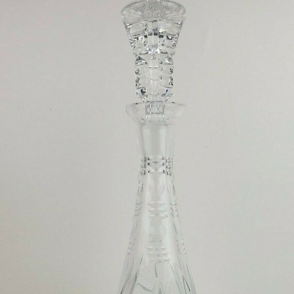 Crystal Wine Decanter Clear Stopper Alcohol - Picture 1 of 7